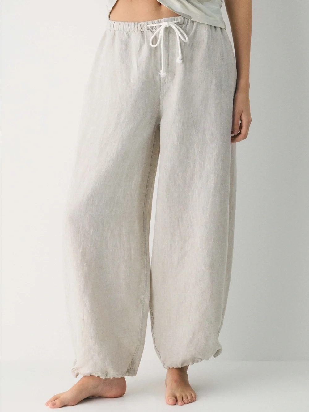 NWT Aritzia Interstate Linen Balloon Pant 100% Organic Linen